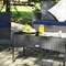 Costway 4PCS Patio Wicker Furniture Set Coffee Table Cushions w/ Cover